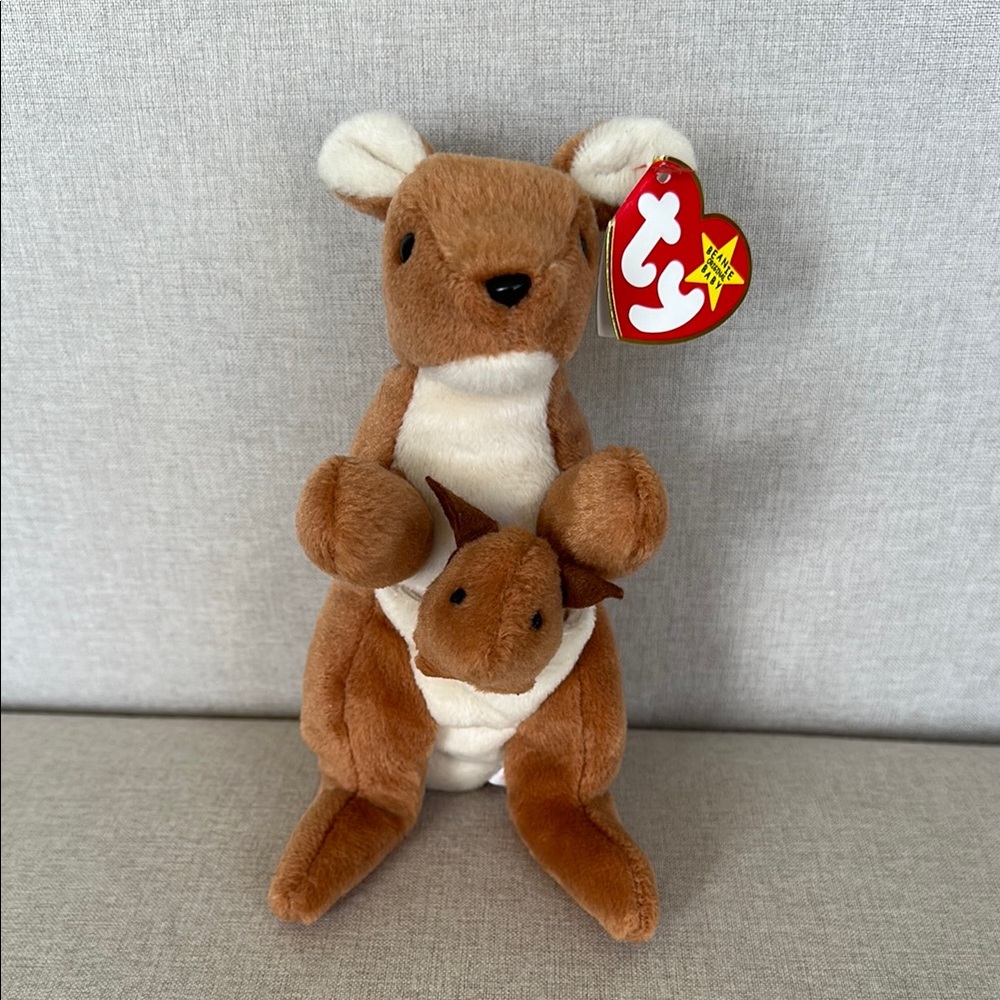 Ty Beanie Baby Pouch the Kangaroo Plush